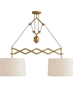 Arteriors Home Pantograph Pendant Antique Brass