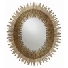 Arteriors Home New Arrivals Prescott Large Oval Iron Mirror Gold Leaf