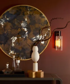 Arteriors Home New Arrivals Soloman Sconce Clear Glass