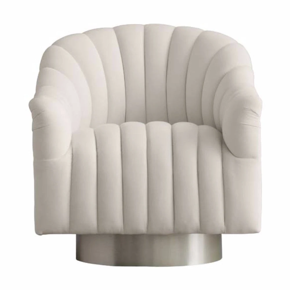 Arteriors Home New Arrivals Springsteen Chair Muslin Champagne Swivel 1 Arteriors Home New Arrivals Springsteen Chair Muslin Champagne Swivel