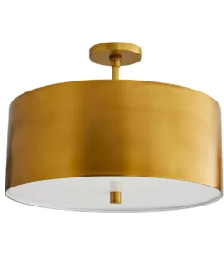 Arteriors Home New Arrivals Tarbell Semi Flush Antique Brass