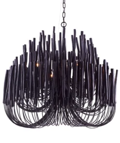 Arteriors Home Tilda Large Pendant Black