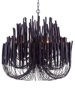 Arteriors Home Tilda Large Pendant Black