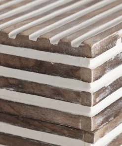 Arteriors Home New Arrivals Trinity Boxes Whitewashed Wood Set Of Two