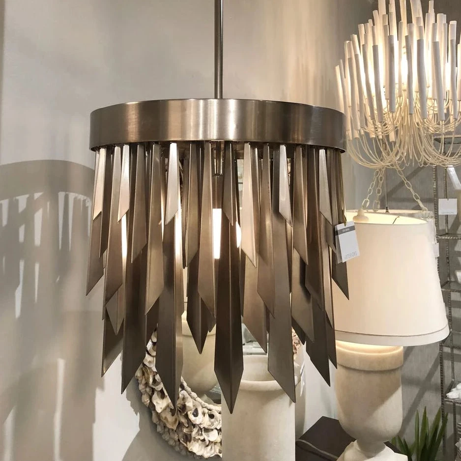 Arteriors Home Waldorf Round Chandelier Silver New Arrivals 4 Arteriors Home Waldorf Round Chandelier Silver New Arrivals