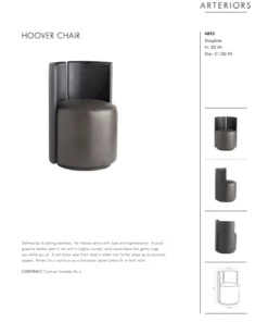 Arteriors Home Hoover Chair Graphite New Arrivals 21 Arteriors Home Hoover Chair Graphite New Arrivals