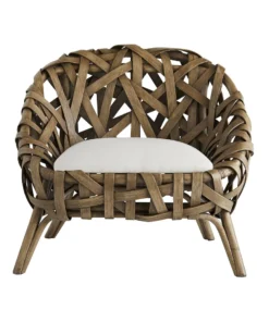 Arteriors Home Horatio Chair White Muslin