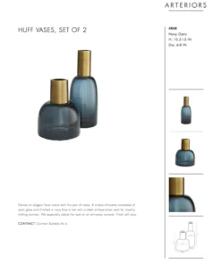 Arteriors Home New Arrivals Huff Vases Set 19 Arteriors Home New Arrivals Huff Vases Set