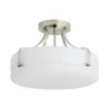 Arteriors Home Hurst Semi Flush Polished Nickel