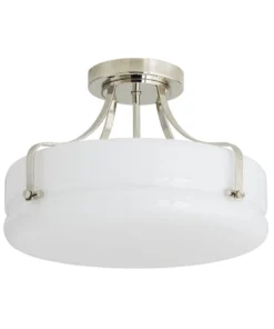 Arteriors Home Hurst Semi Flush Polished Nickel