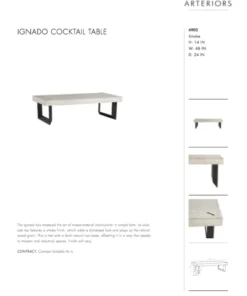 Arteriors Home New Arrivals Ignado Cocktail Table 11 Arteriors Home New Arrivals Ignado Cocktail Table