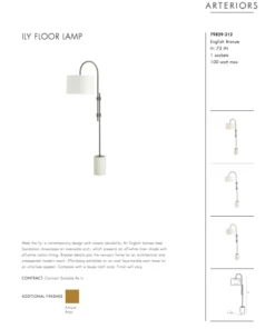 Arteriors Home New Arrivals Ily Floor Lamp English Bronze 17 Arteriors Home New Arrivals Ily Floor Lamp English Bronze