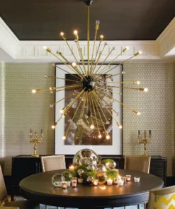 Arteriors Home New Arrivals Imogene Large Chandelier Brass