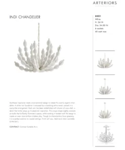 Arteriors Home New Arrivals Indi Chandelier