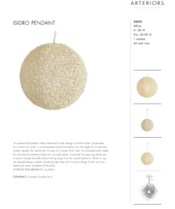 Arteriors Home New Arrivals Isidro Pendant 27 Arteriors Home New Arrivals Isidro Pendant