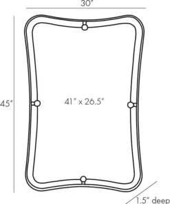 Arteriors Home Janey Hourglass Mirror