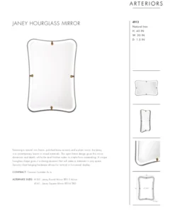 Arteriors Home Janey Hourglass Mirror