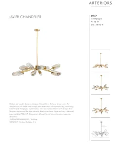 Arteriors Home Javier Chandelier New Arrivals