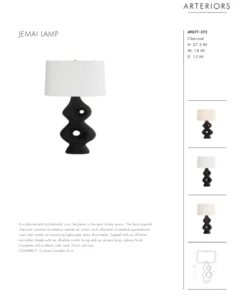Arteriors Home New Arrivals Jemai Lamp 22 Arteriors Home New Arrivals Jemai Lamp