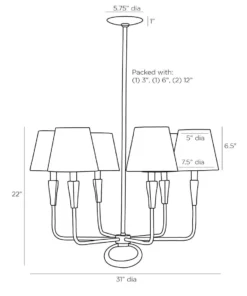 Arteriors Home New Arrivals Jeremiah Chandelier English Bronze 20 Arteriors Home New Arrivals Jeremiah Chandelier English Bronze