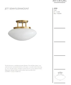 Arteriors Home New Arrivals Jett Semi-Flushmount