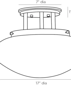 Arteriors Home New Arrivals Jett Semi-Flushmount