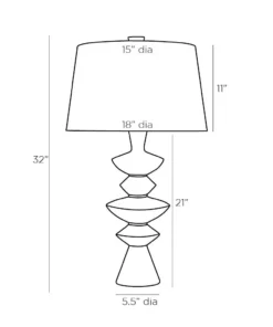 Arteriors Home New Arrivals Jillian Lamp