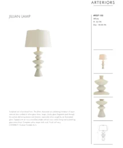 Arteriors Home New Arrivals Jillian Lamp
