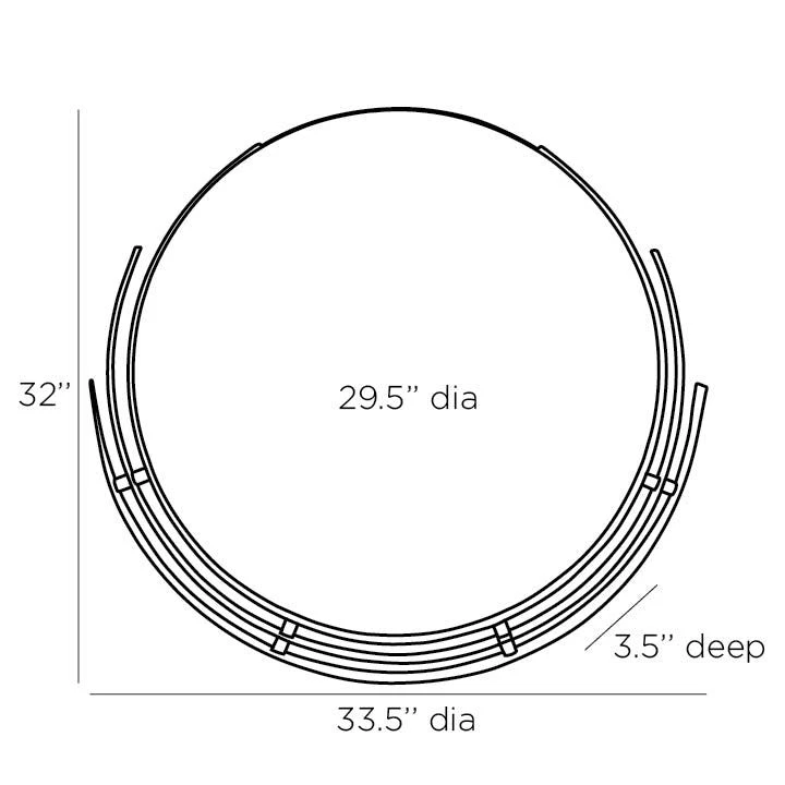 Arteriors Home Joplin Mirror 6 Arteriors Home Joplin Mirror