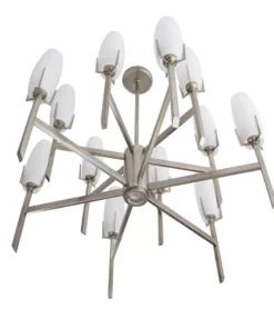 Arteriors Home New Arrivals Keifer Large Chandelier Vintage Silver 11 Arteriors Home New Arrivals Keifer Large Chandelier Vintage Silver