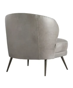 Arteriors Home New Arrivals Kitts Chair Mineral Gray Leather