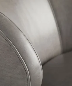 Arteriors Home New Arrivals Kitts Chair Mineral Gray Leather