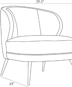 Arteriors Home New Arrivals Kitts Chair Mineral Gray Leather