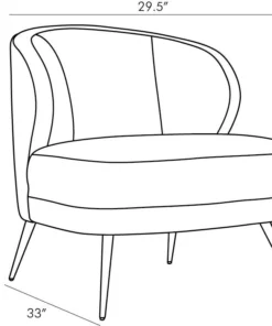 Arteriors Home Kitts Chair Marigold Velvet 10 Arteriors Home Kitts Chair Marigold Velvet