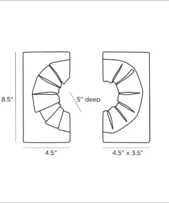 Arteriors Home Kylo Bookends Set Of Two
