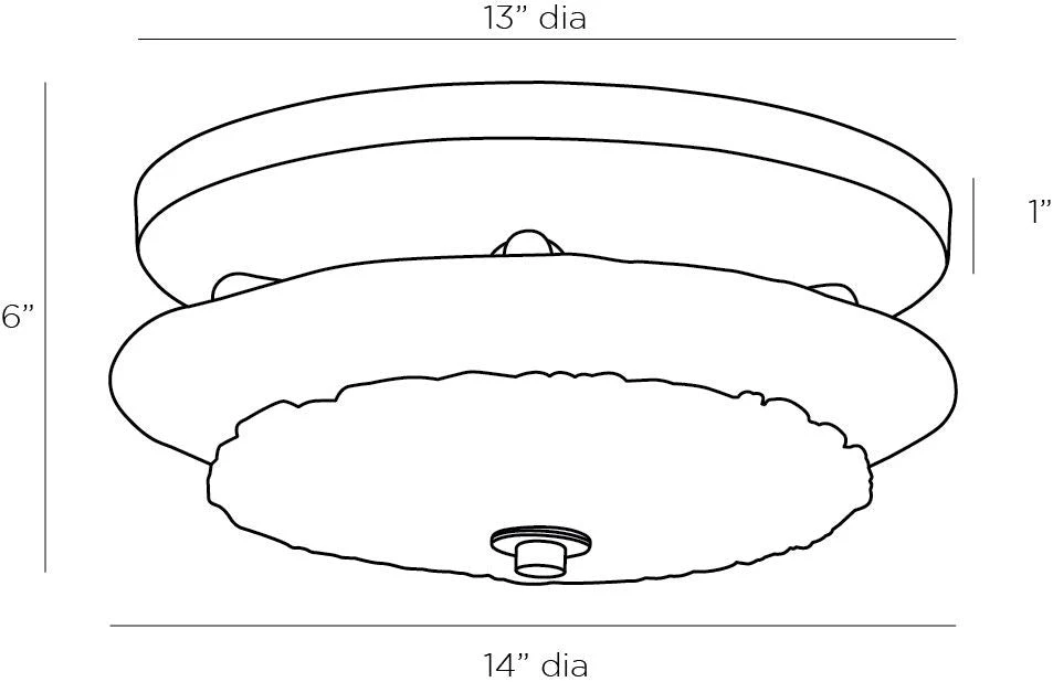 Arteriors Home New Arrivals Lana Flushmount Pale Brass 6 Arteriors Home New Arrivals Lana Flushmount Pale Brass