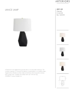 Arteriors Home Lance Lamp New Arrivals