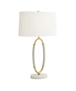 Arteriors Home New Arrivals Landon Lamp Cream Leather