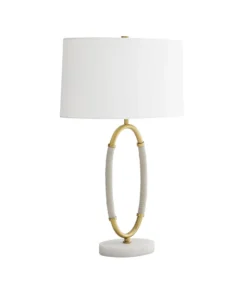 Arteriors Home New Arrivals Landon Lamp Cream Leather