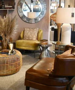 Arteriors Home Laurent Chair Mottled Brown