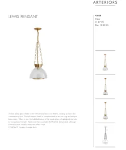 Arteriors Home New Arrivals Lewis Pendant 19 Arteriors Home New Arrivals Lewis Pendant