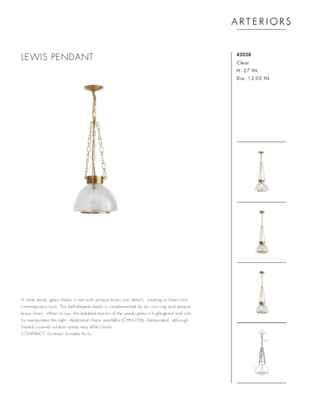 Arteriors Home New Arrivals Lewis Pendant 10 Arteriors Home New Arrivals Lewis Pendant