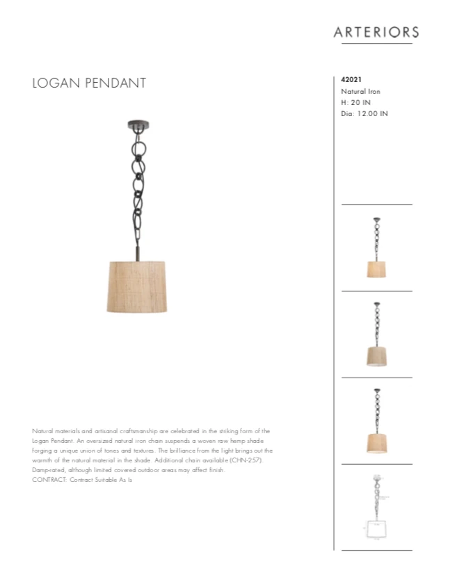 Arteriors Home New Arrivals Logan Pendant 9 Arteriors Home New Arrivals Logan Pendant