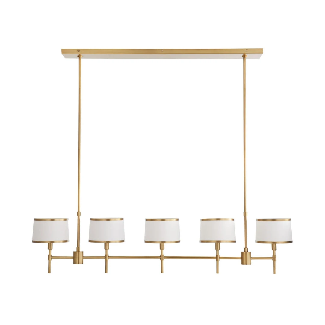 Arteriors Home Luciano Linear Chandelier Antique Brass New Arrivals 1 Arteriors Home Luciano Linear Chandelier Antique Brass New Arrivals