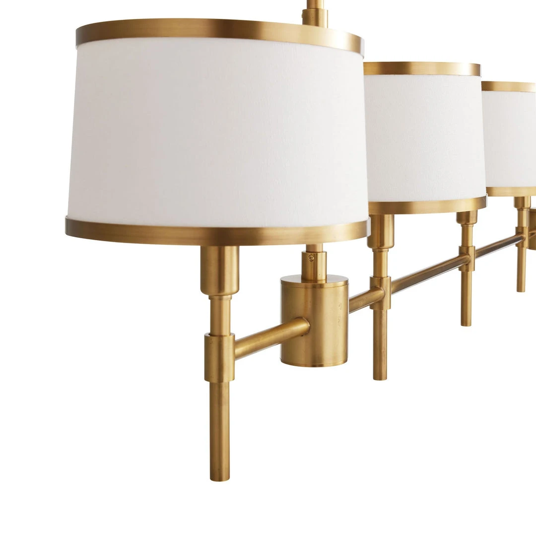 Arteriors Home Luciano Linear Chandelier Antique Brass New Arrivals 4 Arteriors Home Luciano Linear Chandelier Antique Brass New Arrivals