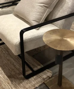 Arteriors Home Otelia Accent Table Vintage Brass