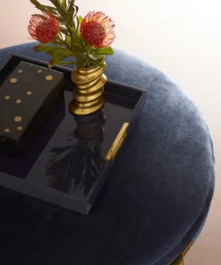 Arteriors Home Parker Large Tray Navy New Arrivals