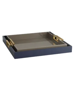 Arteriors Home Parker Large Tray Navy New Arrivals 13 Arteriors Home Parker Large Tray Navy New Arrivals