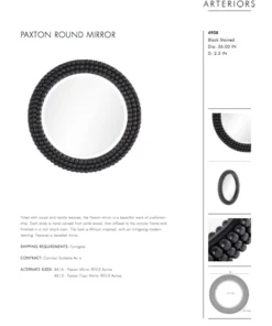 Arteriors Home New Arrivals Paxton Round Mirror 13 Arteriors Home New Arrivals Paxton Round Mirror