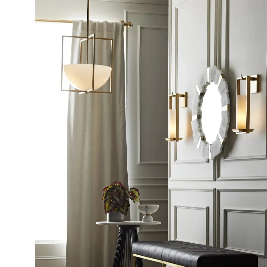 Arteriors Home New Arrivals Pillar Sconce Antique Brass 2 Arteriors Home New Arrivals Pillar Sconce Antique Brass